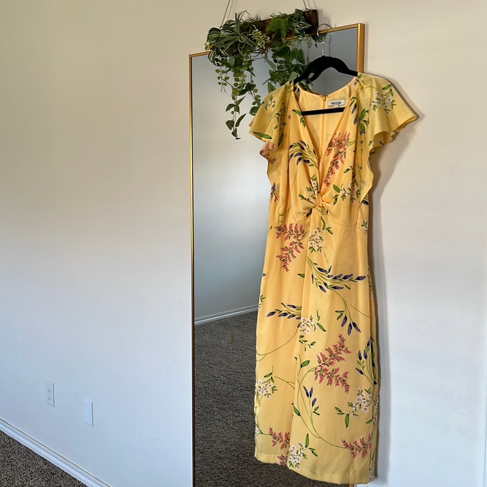 Yellow Floral Dress